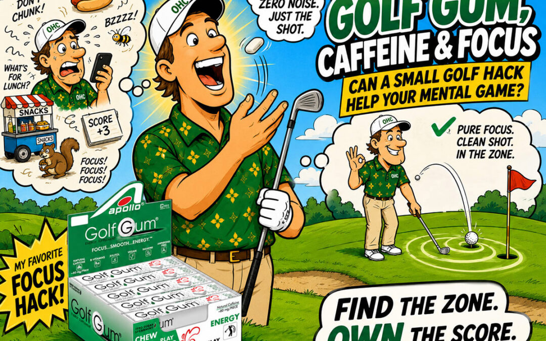 Golf Gum, Caffeine and Focus: Can a Small Golf Hack Help Your Mental Game?